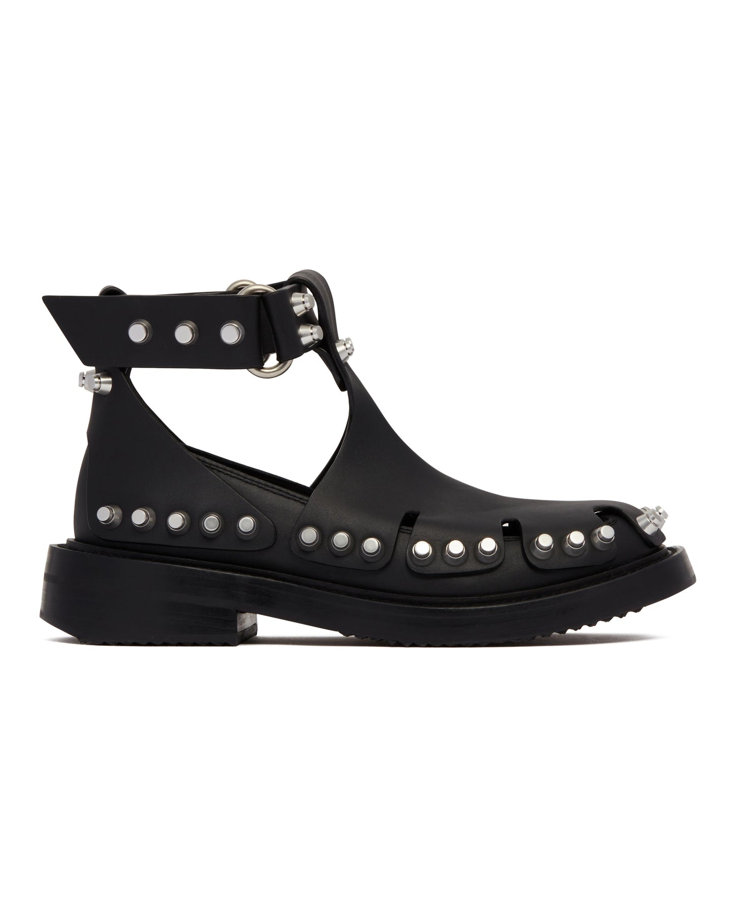 black dixon studded sandals