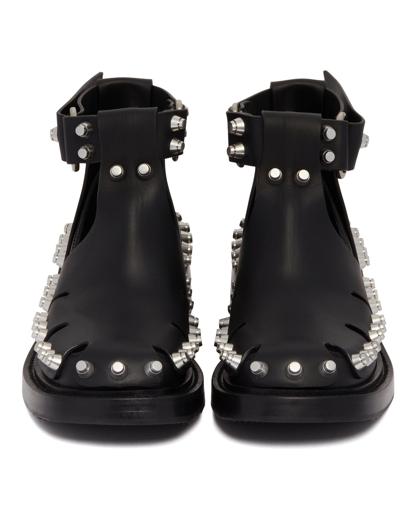 black dixon studded sandals