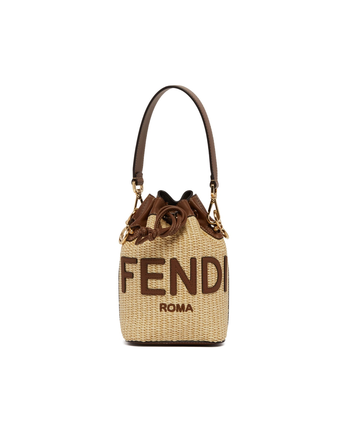 mon tresor raffia mini bag