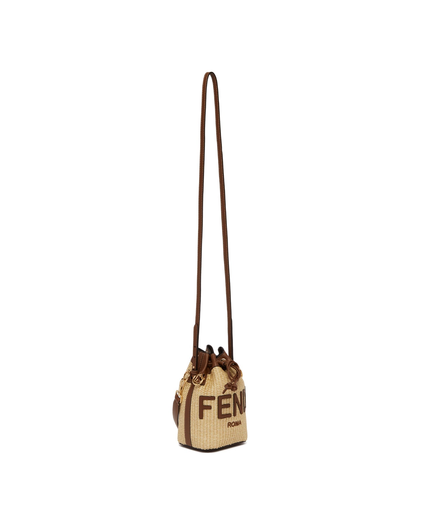 mon tresor raffia mini bag