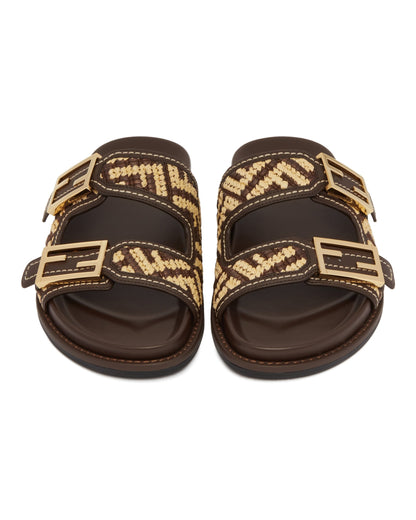 Brown Feel Sliders