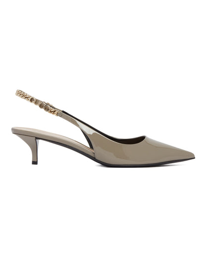 Gray Signoria Slingback Pumps
