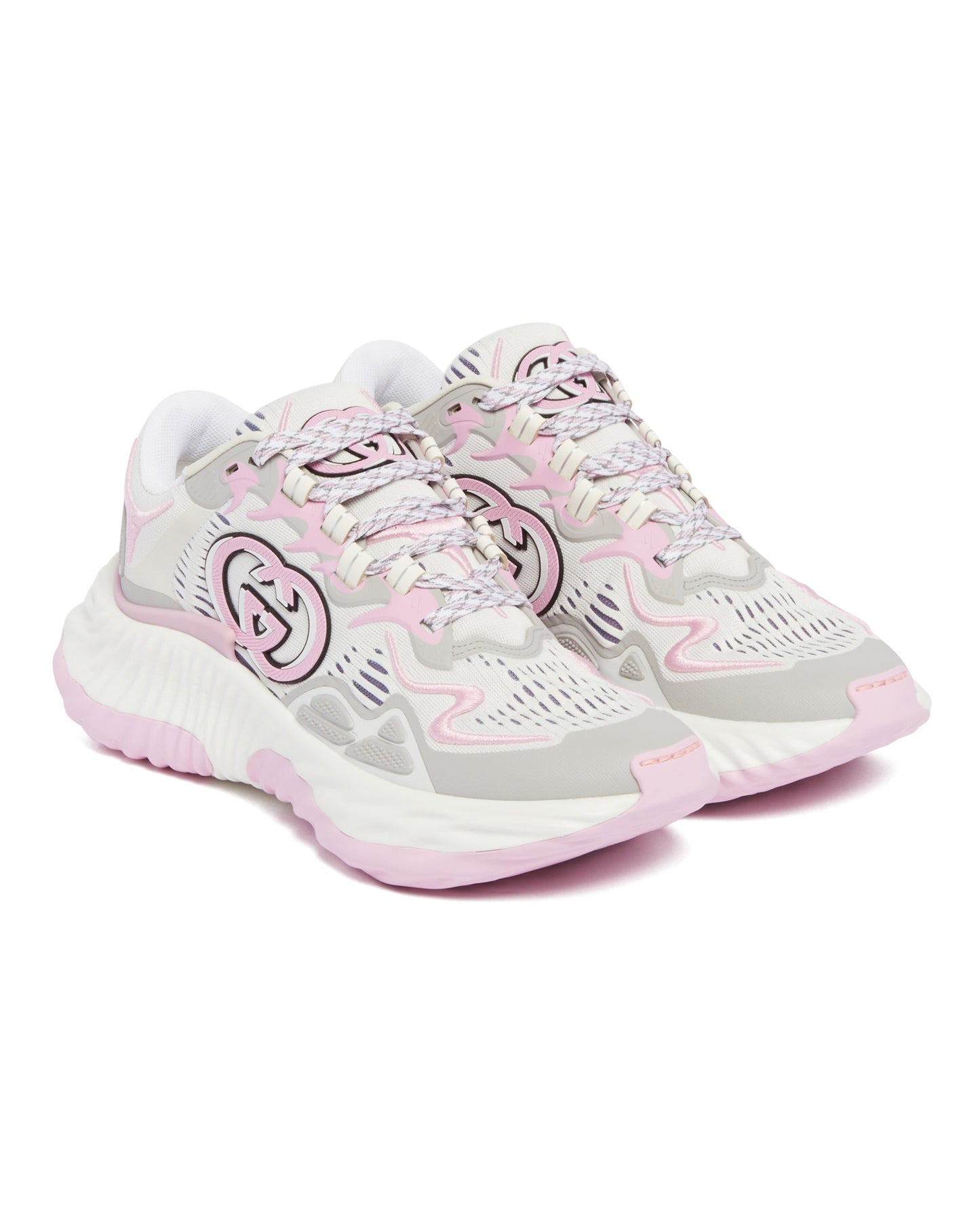 white ripple sneakers