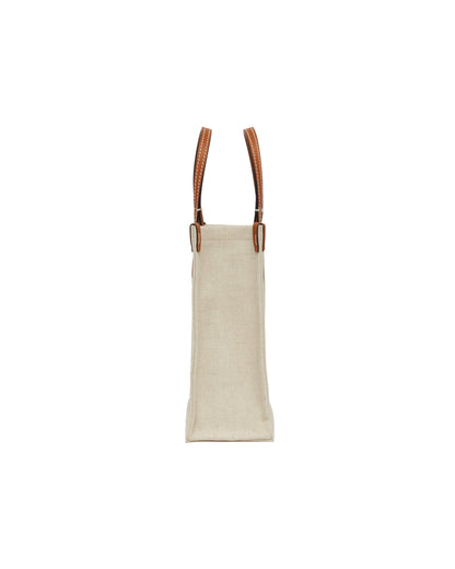Beige Logoed Bag