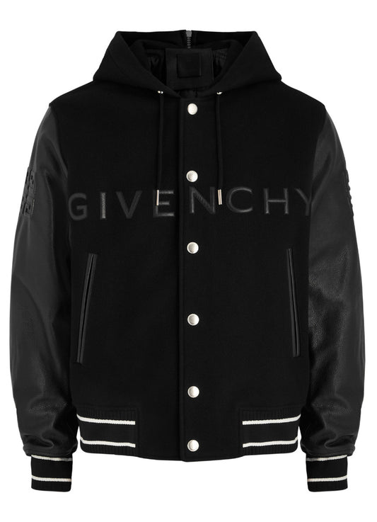Varsity Jacket with Hood