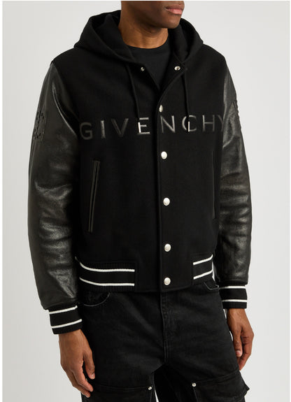 Varsity Jacket with Hood