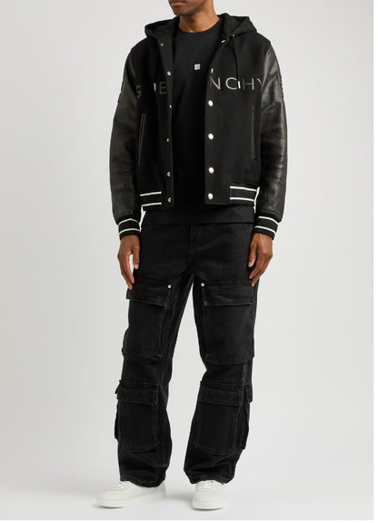 Varsity Jacket with Hood