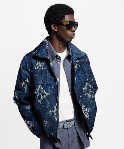 Monogram motifs windbreaker