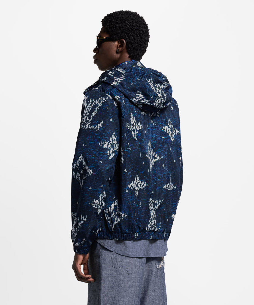 monogram motifs windbreaker