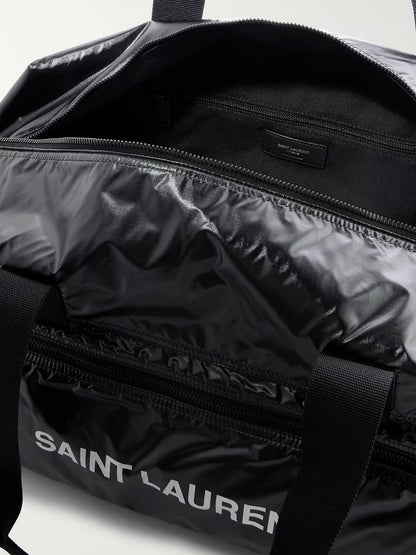 Saint Laurent Glossy Black Duffel Bag