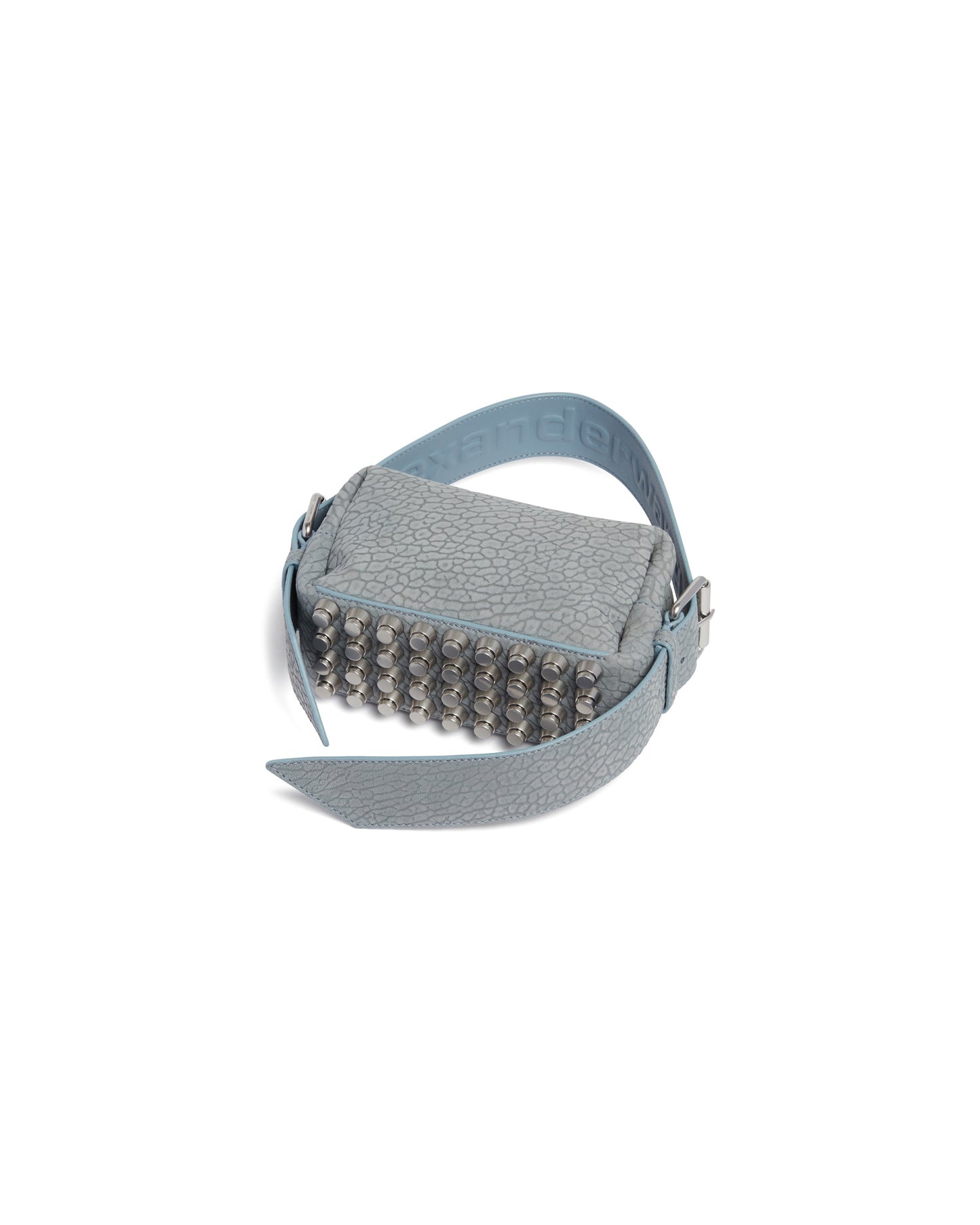 blue ricco small leather bag