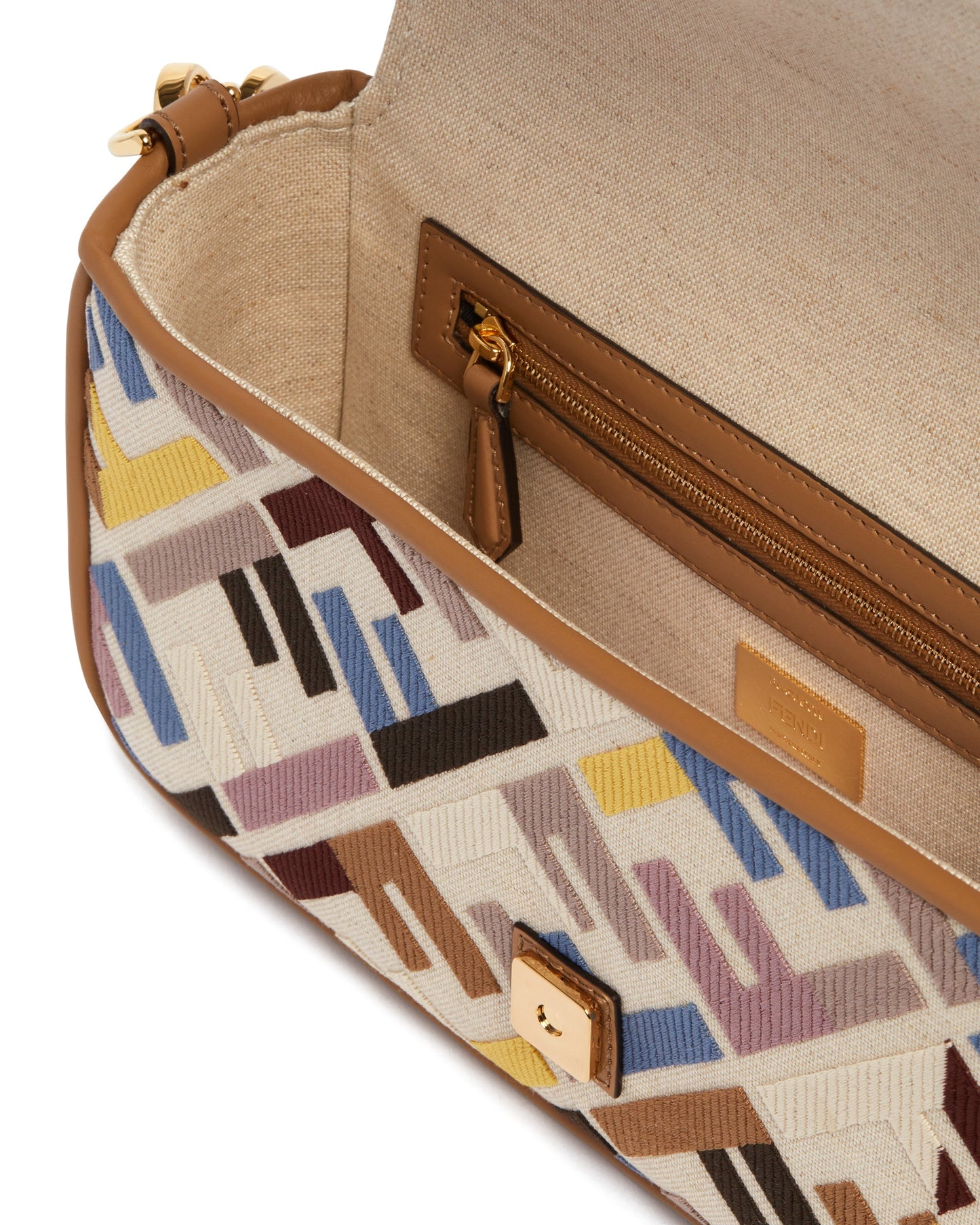 multicolor baguette bag