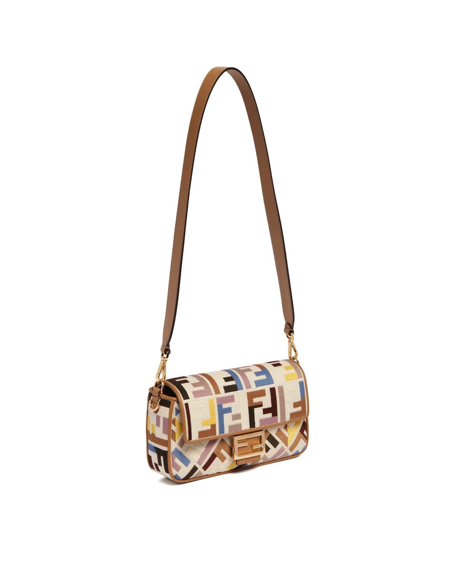 multicolor baguette bag