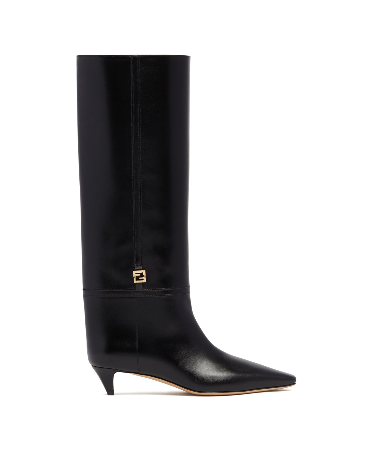 black ffold boots