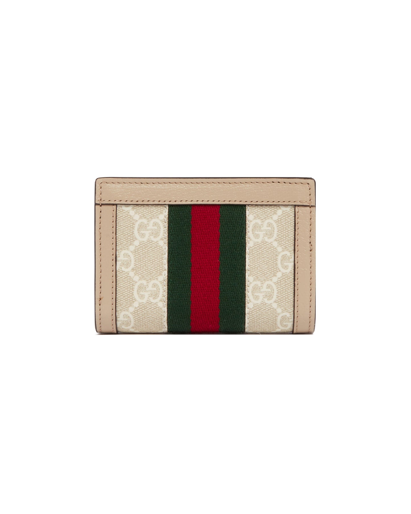 beige bi-fold ophidia wallet