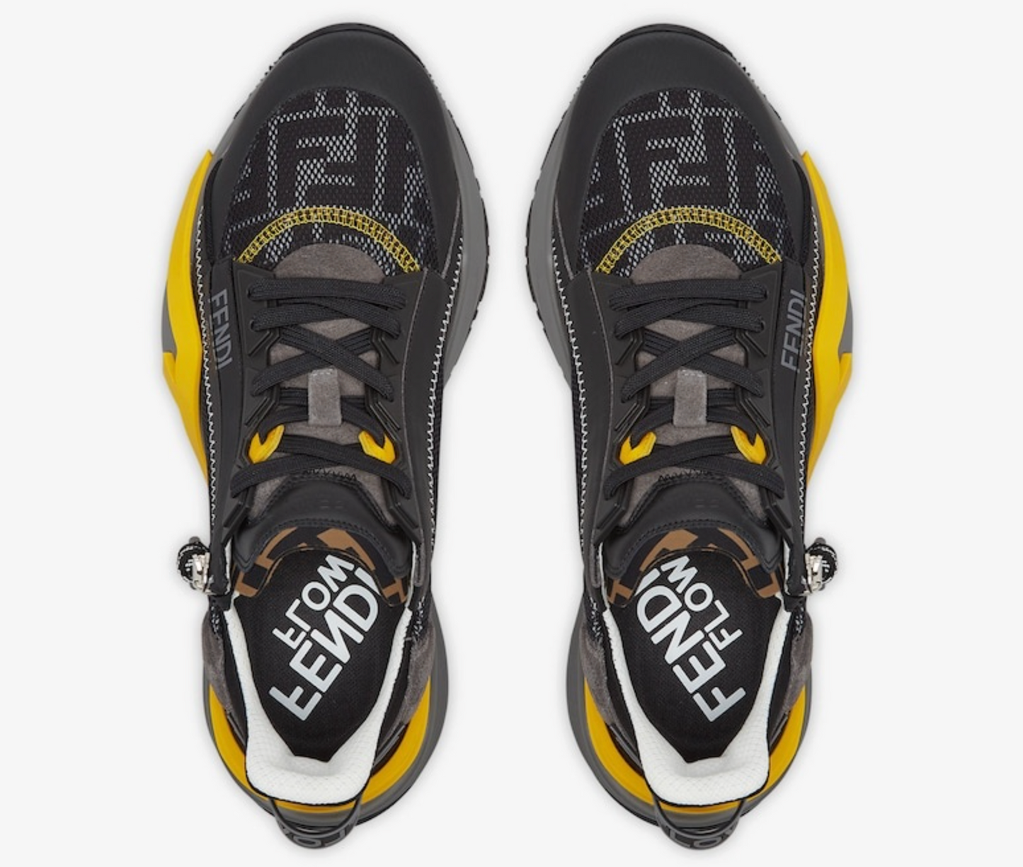 flow multicolor low-top sneakers