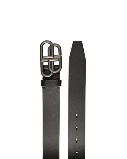 Balenciaga BB Logo Leather Belt