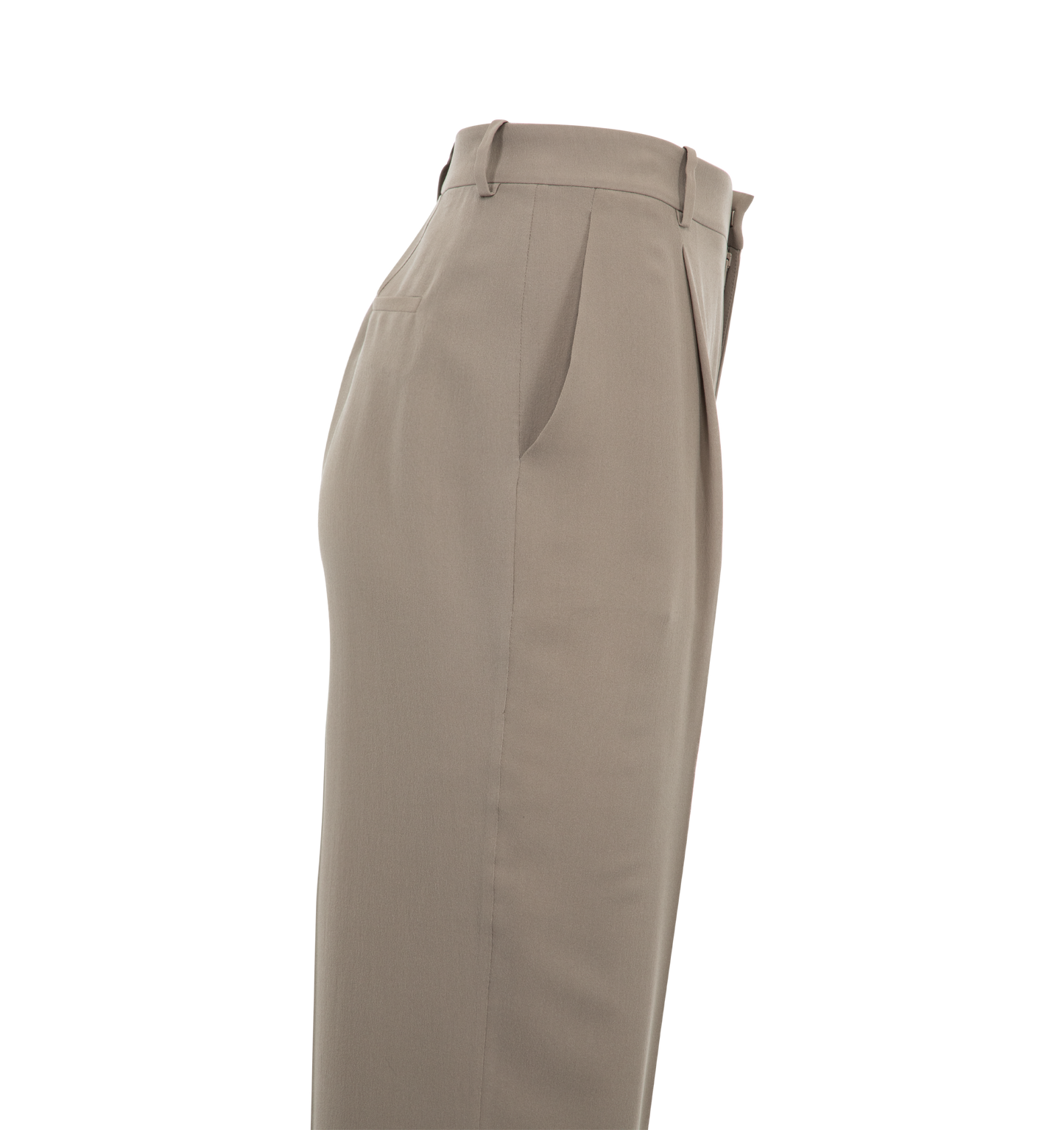 tailored silk pants