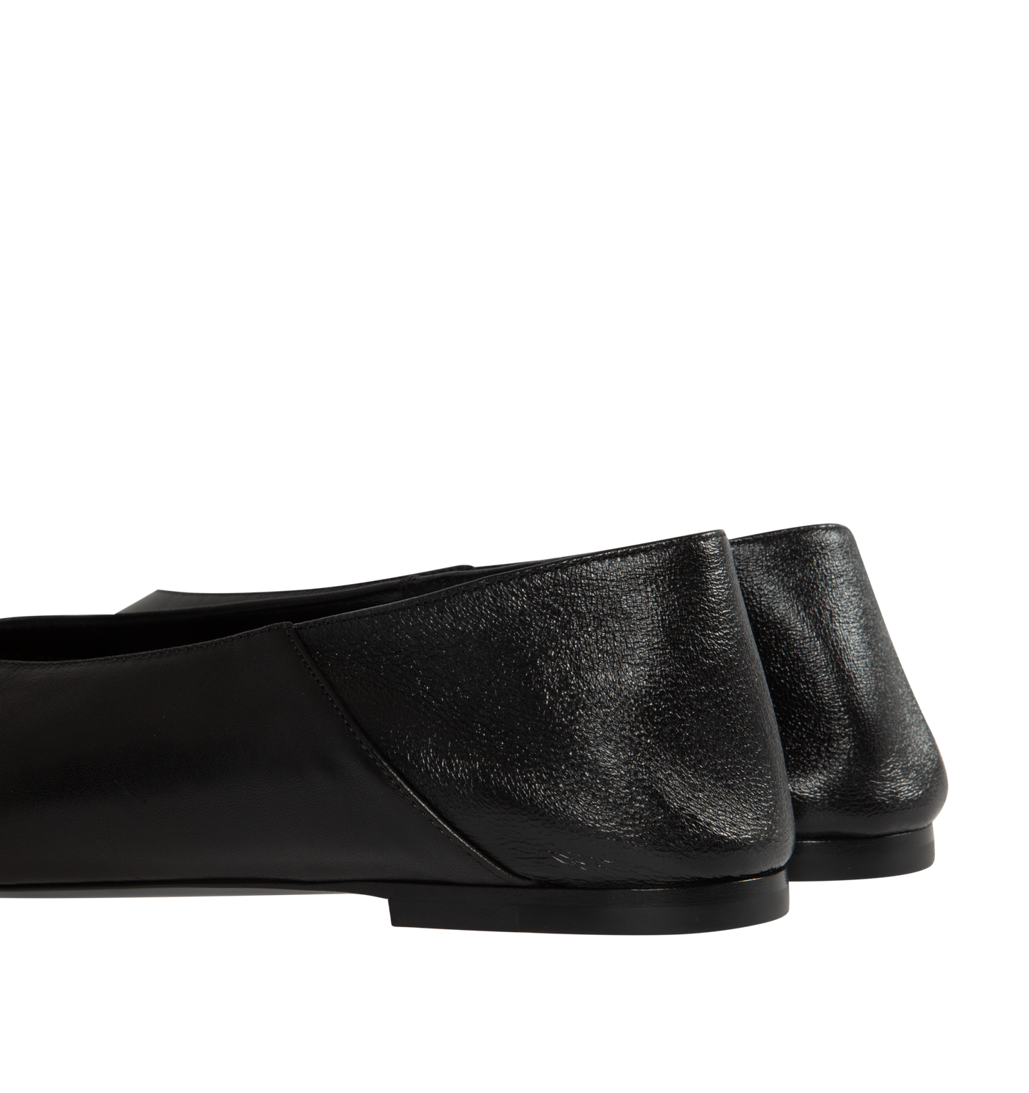 leather ballerina flats