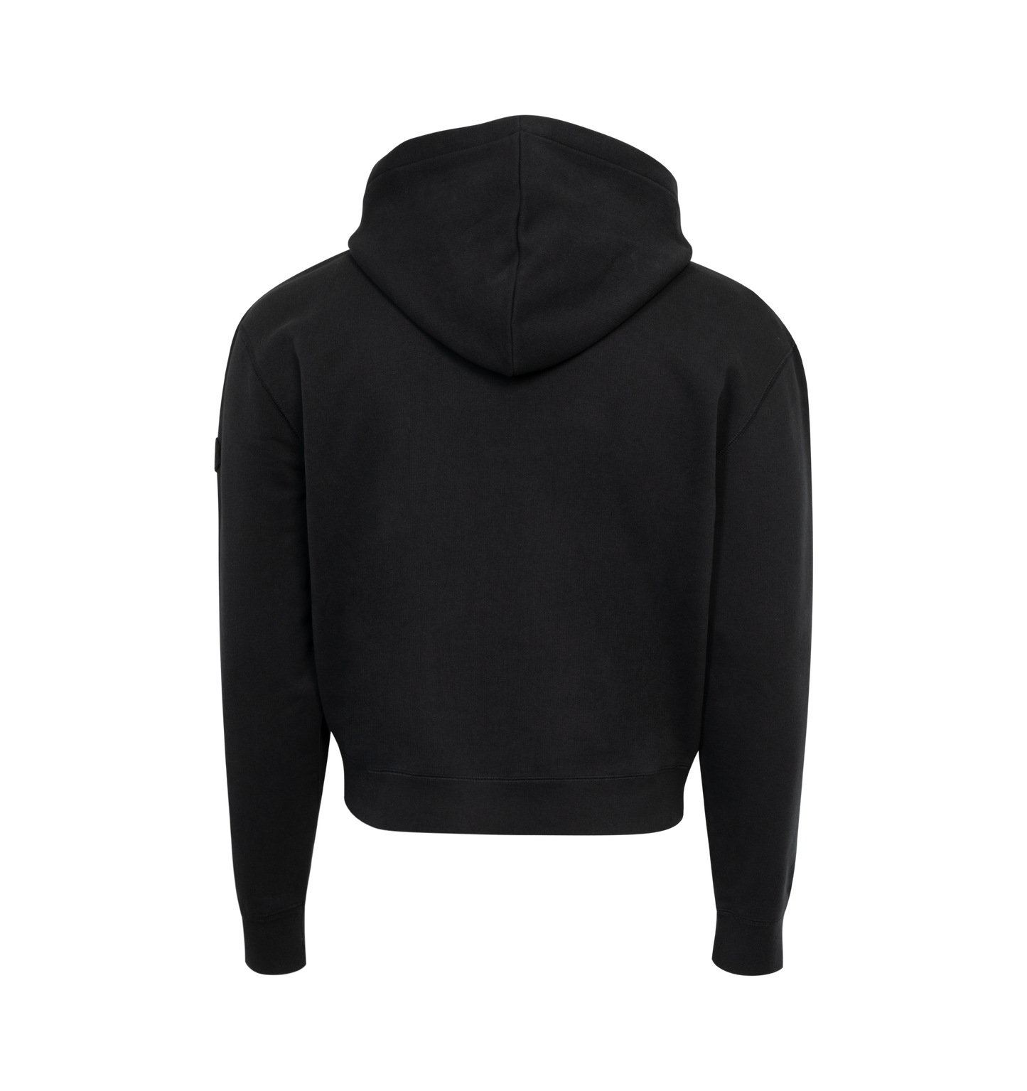 embroidered logo hoodie