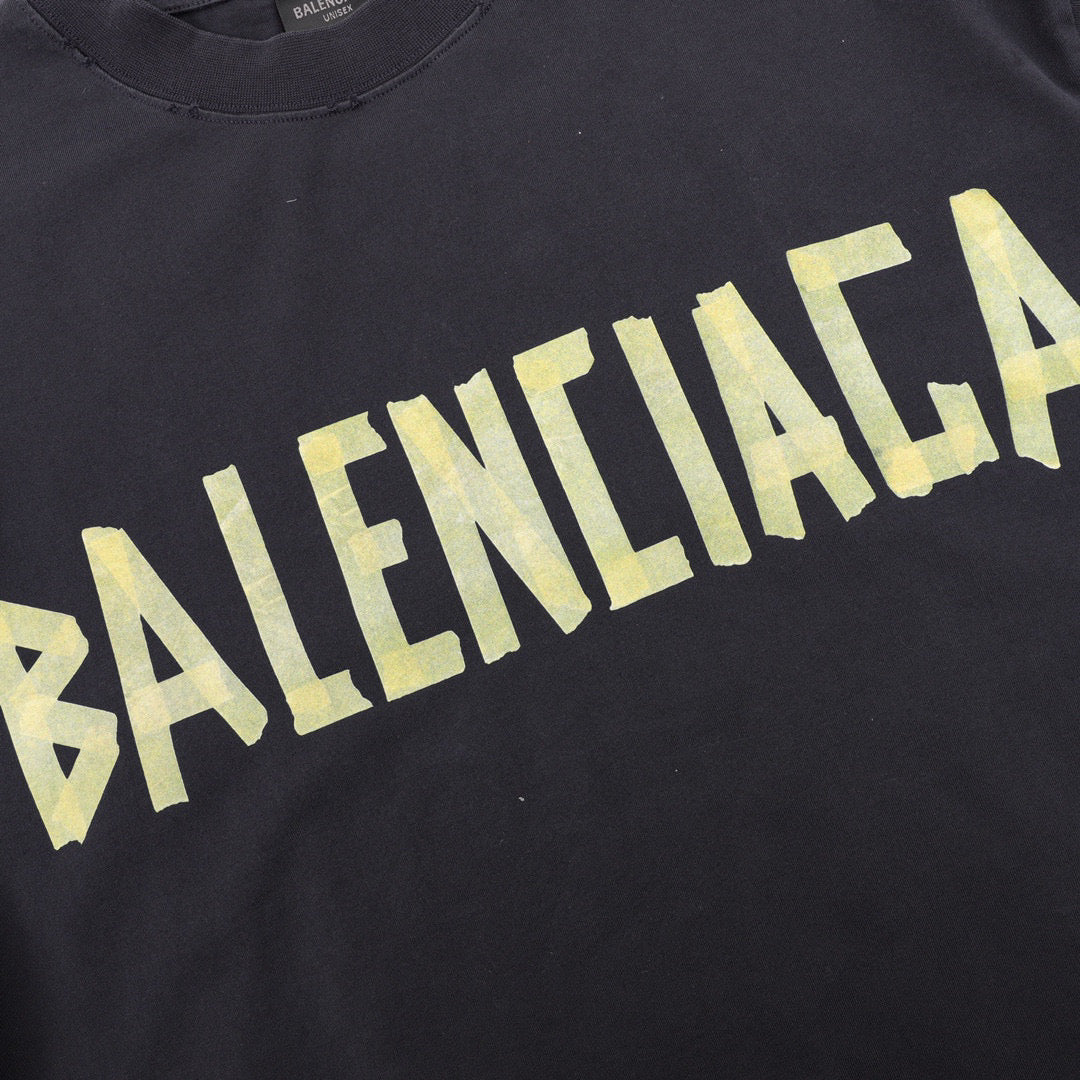 tape logo double-sided t-shirt