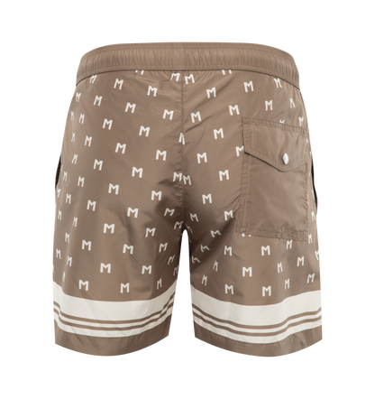 Monogram Print Swim Shorts