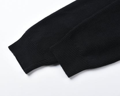 Knit-Sleeve Down Puffer Jacket