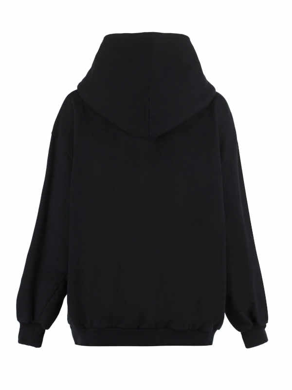 oversized full zip hoodie adidas x balenciaga