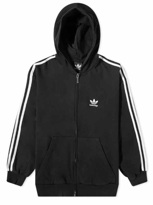 oversized full zip hoodie adidas x balenciaga