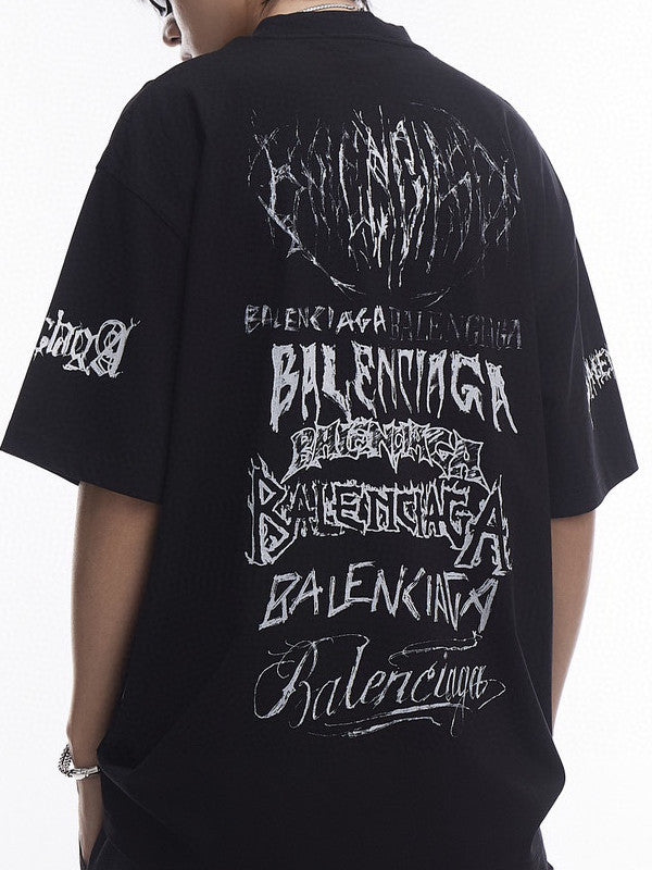 diy metal t-shirt large fit