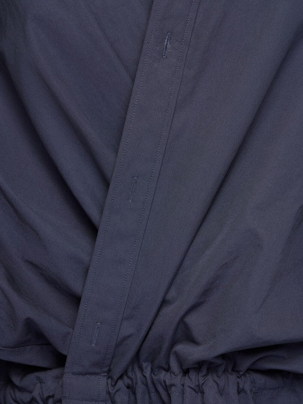 balenciaga cotton mini shirt dress