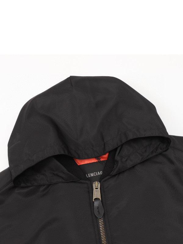 oversized hooded jacket