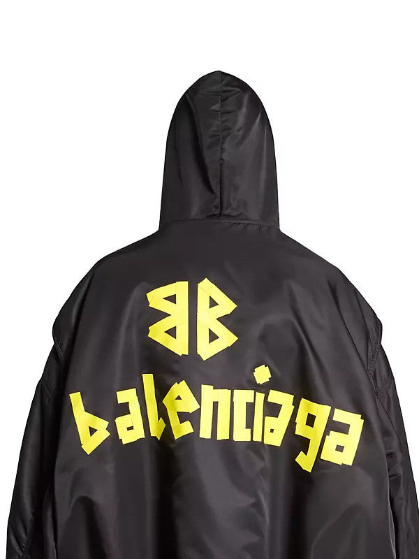 oversized hooded jacket