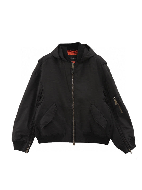 oversized hooded jacket