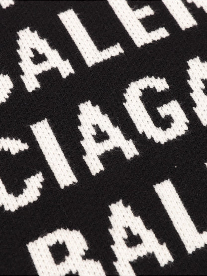 Logo Jacquard Knit Sweater