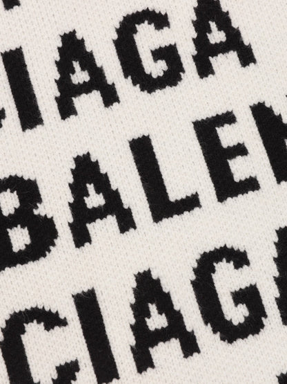 Logo Jacquard Knit Sweater