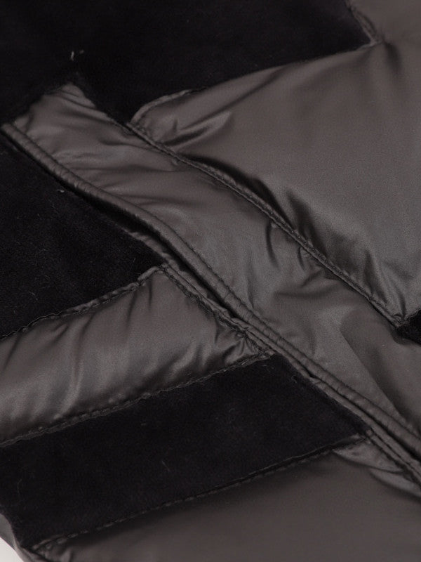 batman-inspired puffer jacket