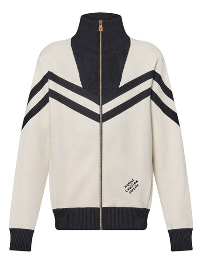 Knitted Cotton Sailor Blouson