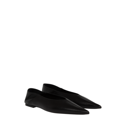 Leather Ballerina Flats
