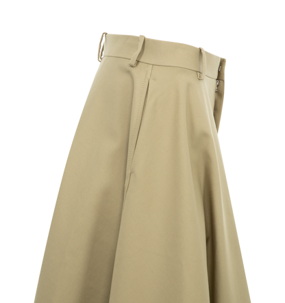 Pleated Midi Skirt
