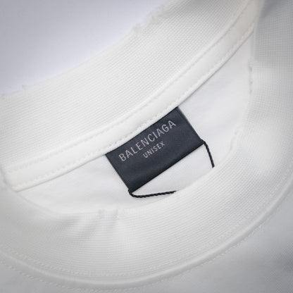 Balenciaga Gothic Logo Back Print T-Shirt