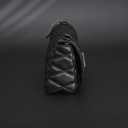 Coussin BB Bag – Quilted Black Monogram Leather