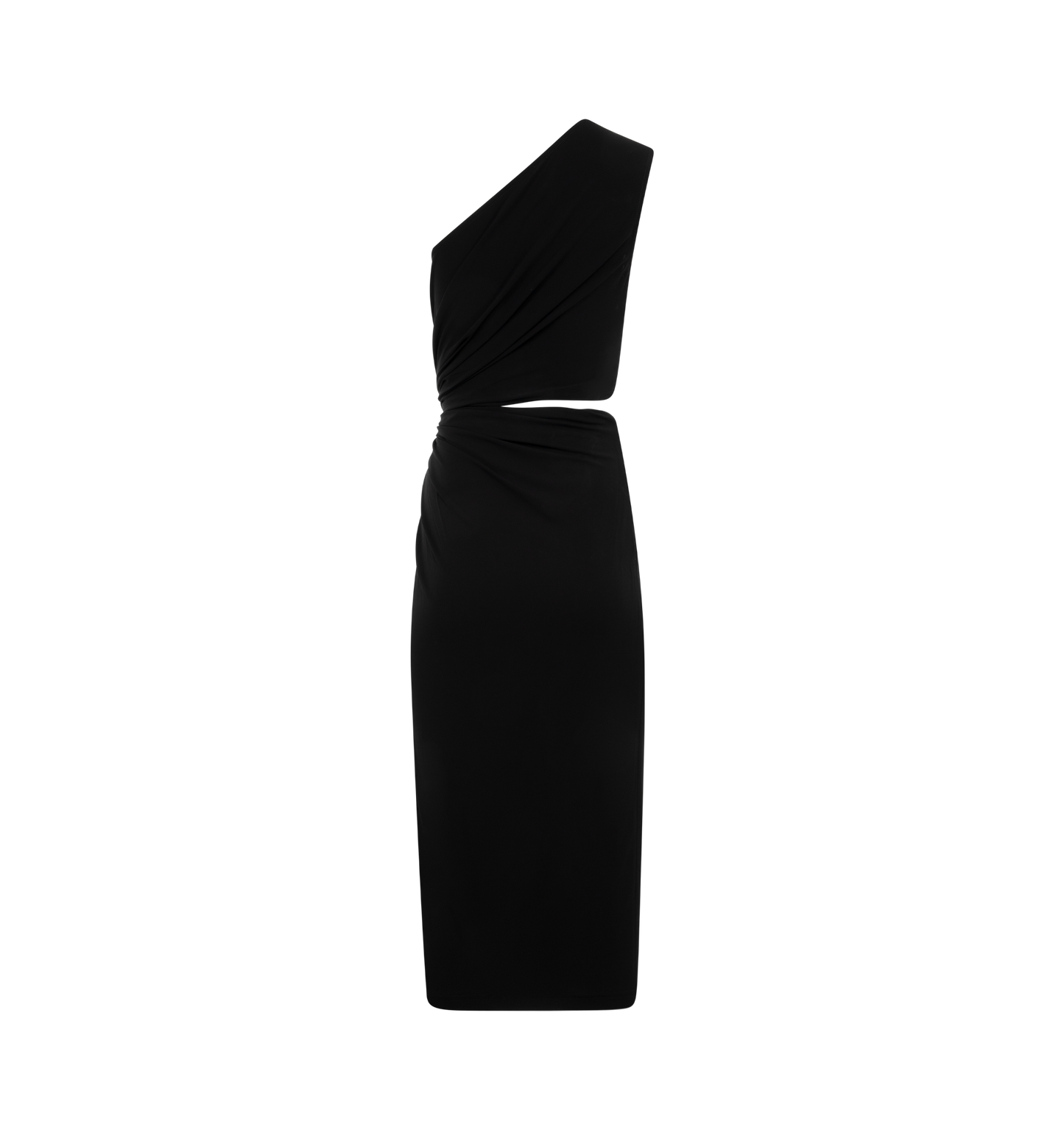 asymmetrical  jersey dress