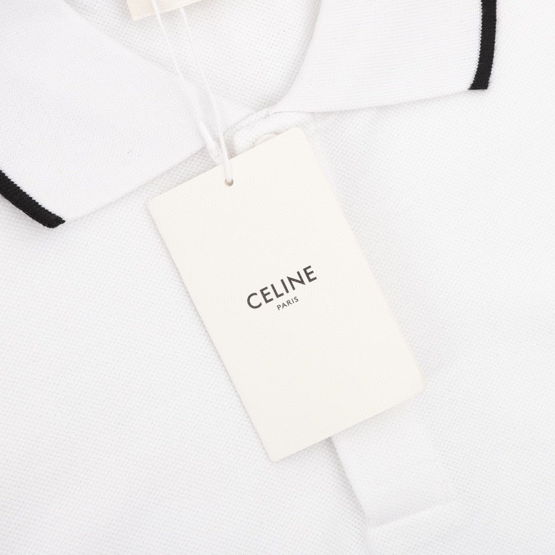 triomphe cotton piqué polo shirt
