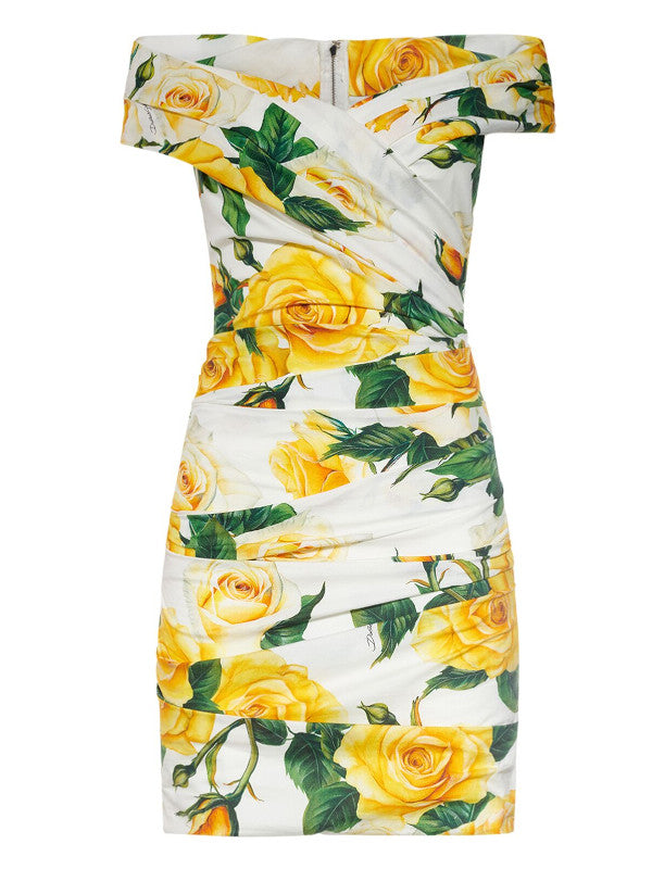 poplin mini dress