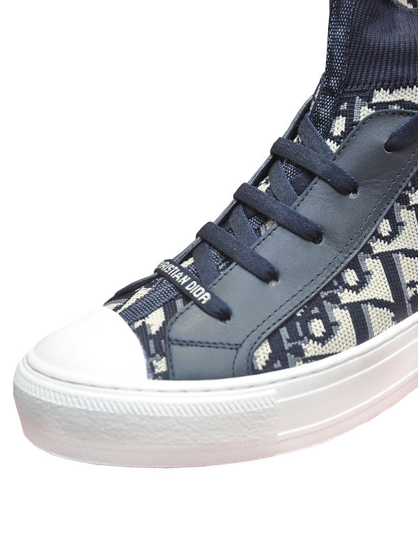 oblique high-top sneakers