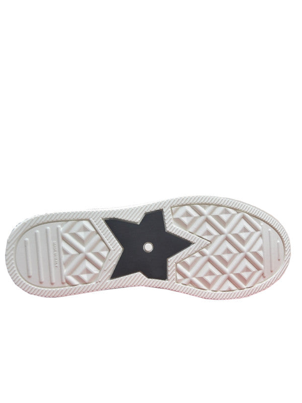 oblique high-top sneakers