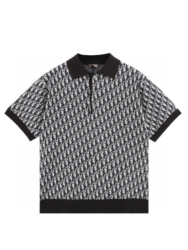oblique monogram polo shirt