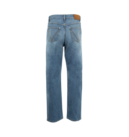 Vintage Indigo Straight Jeans