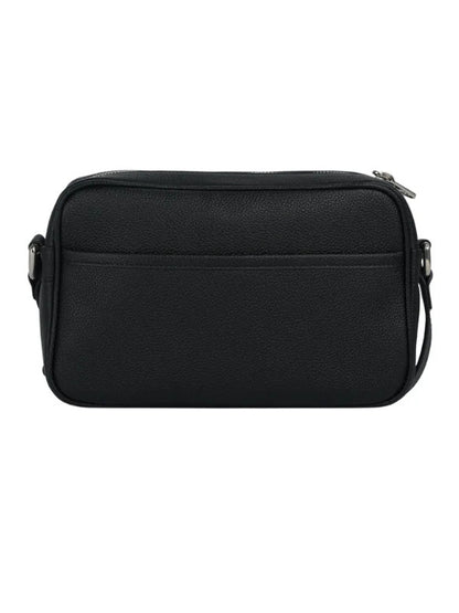 Embossed Leather Crossbody Bag